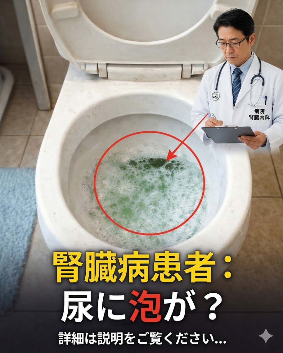 朝の泡立つ尿は正常？それとも腎臓の健康への警告サイン？