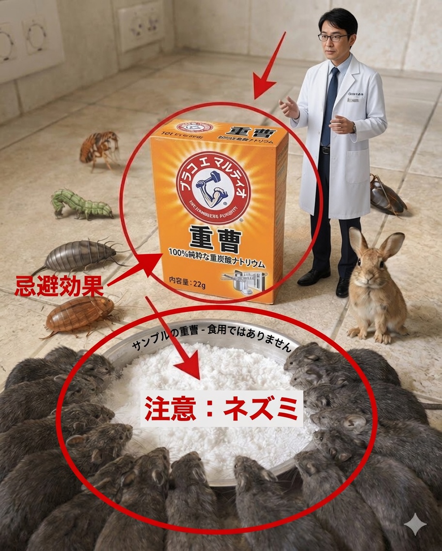 自然な害虫駆除を解き放つ：家庭内の侵入者に対する重曹の可能性