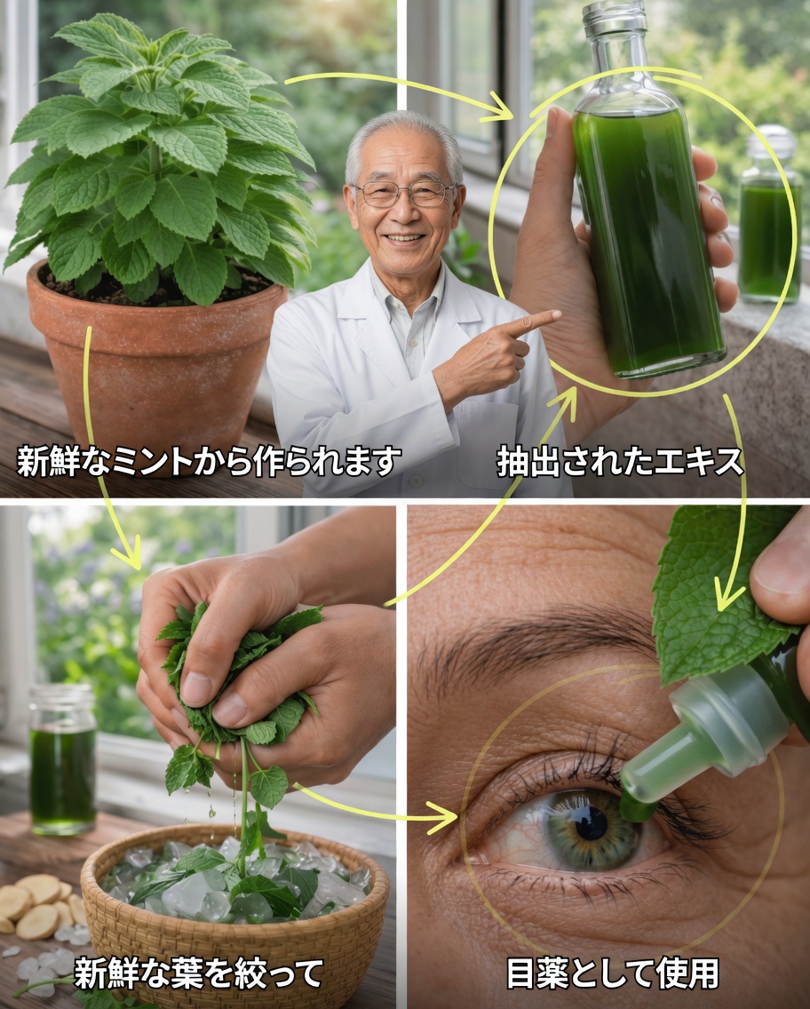 ミントの葉を日常に取り入れて目の快適さを高め、視力をサポートする方法