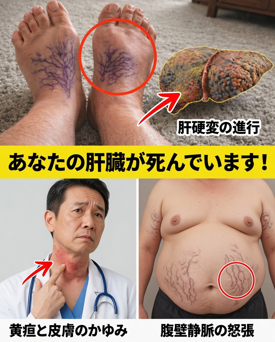 足に現れる、肝臓の問題を示しているかもしれない12のサイン―あなたの足が伝えようとしていること