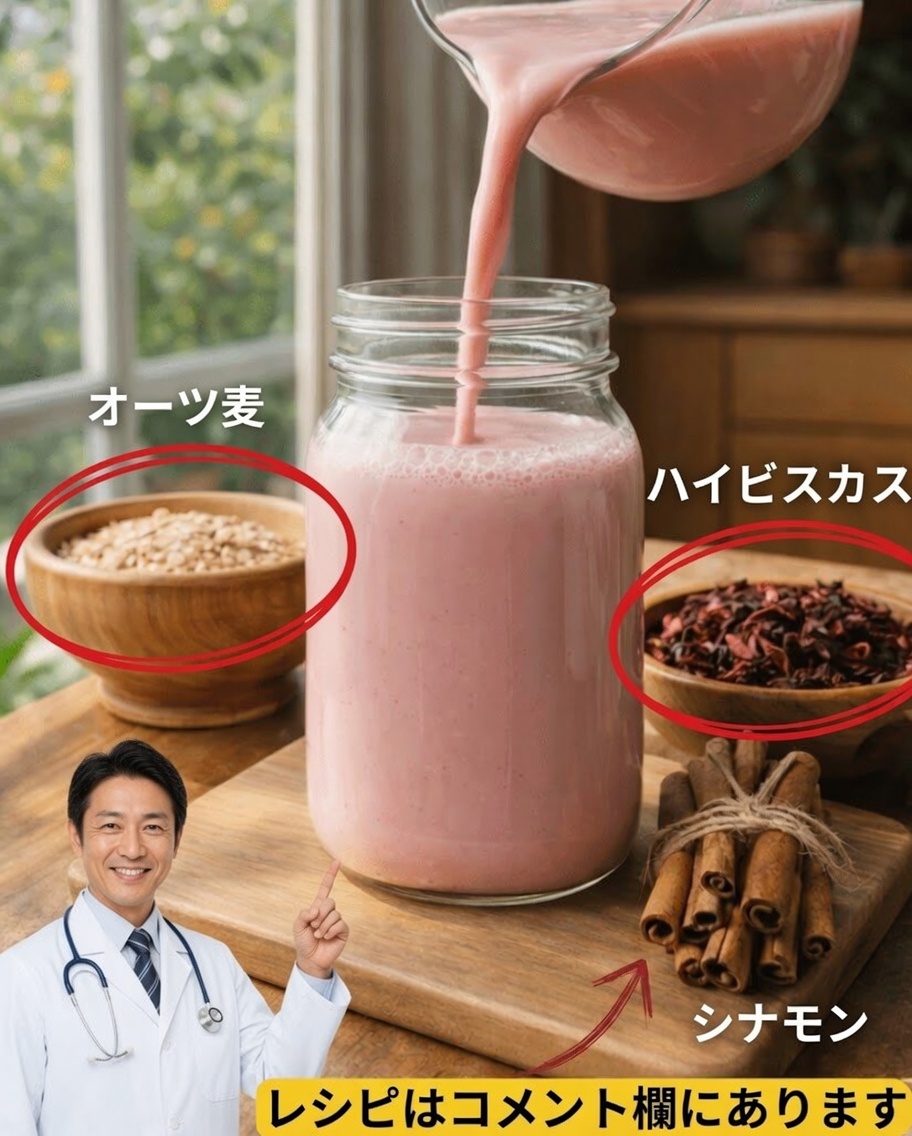 天然の3つの材料で作るシンプルな飲み物は、血糖値、肝臓、血行の改善に役立つ？