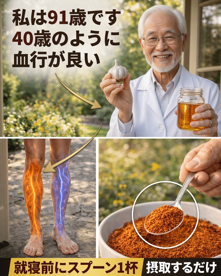 脚と足の血行をサポートするために、多くの高齢者が取り入れているシンプルな夜の習慣