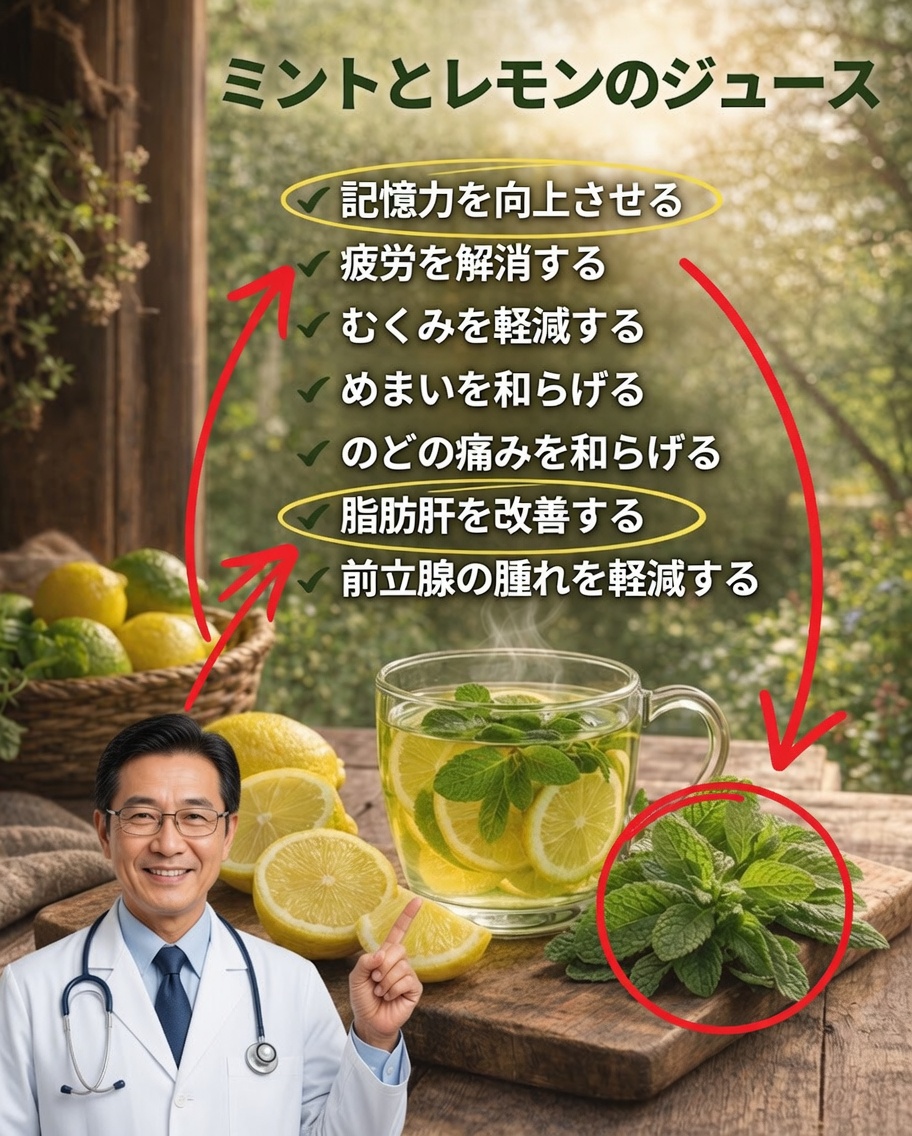 ペパーミントとレモンのドリンクがもたらす爽やかな効能を発見：気分を良くするための簡単ガイド
