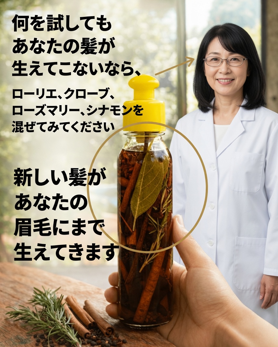 このシンプルなハーブの組み合わせは、髪をより強く、よりボリューム豊かにするのに役立つ？月桂樹、クローブ、ローズマリー、シナモンの効果を解説