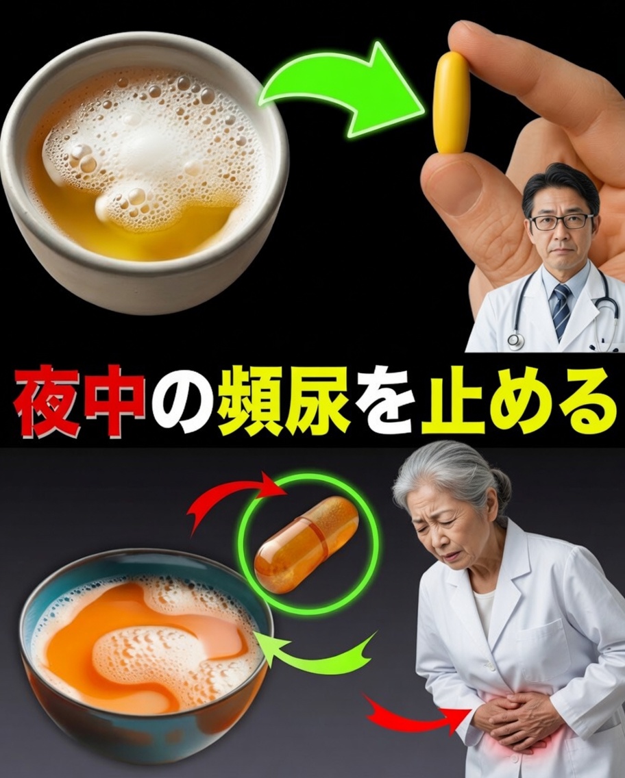 夜間の排尿を自然に減らすのに役立つかもしれない小さな3つのビタミン