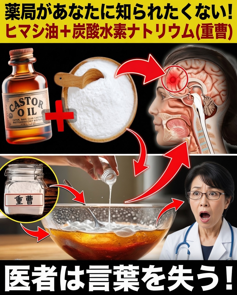 ヒマシ油＆重曹の自然の力を解き放つ：60歳以降の体をやさしくサポートする14の方法