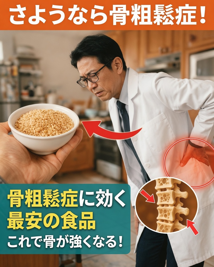 60歳以降の骨粗しょう症と闘うための最も安い食品――しかも多くの高齢者が見過ごしている！