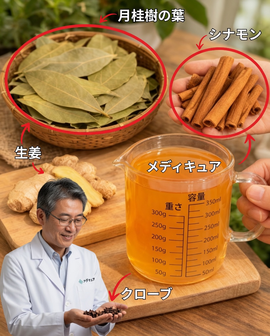 生姜、ローリエ、シナモン、クローブのお茶がもたらす癒やしの力を発見しよう