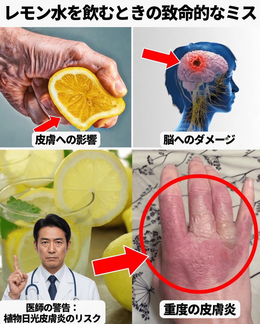 レモン水は飲もう――でも絶対にこんな間違いはするな