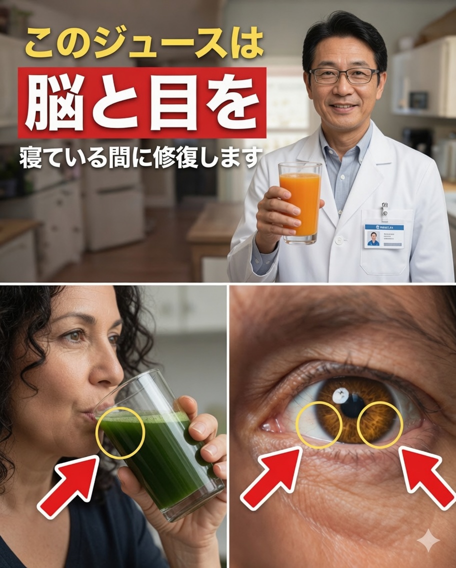 睡眠中に視力を改善し、記憶力を強化するための天然ジュース5選