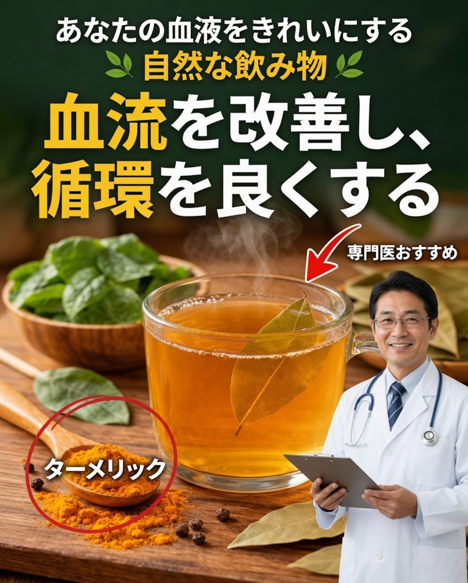 血液を自然に浄化するための、ミント、ウコン、ローリエのお茶のやさしい力を発見しよう