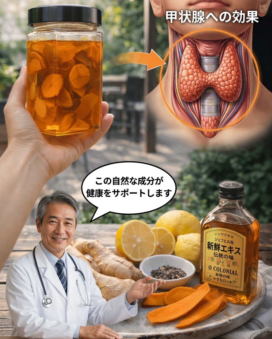 ウコン、生姜、レモンの簡単レシピで甲状腺の健康を自然にサポートする方法