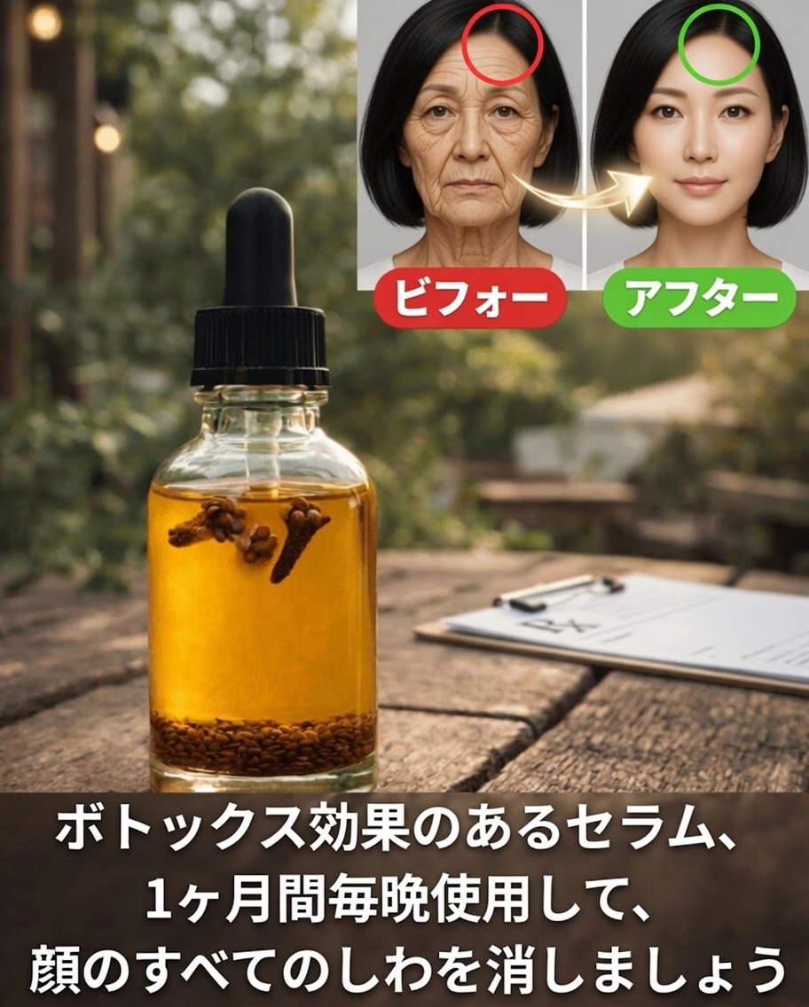 寝る前にたった4滴：肌をもっとなめらかにする簡単な自家製ナイトセラム