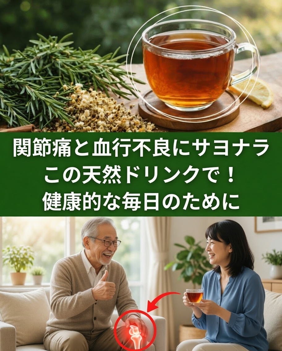 40歳を過ぎてから関節の快適さを助け、可動性を向上させるシンプルなハーブティーの効果