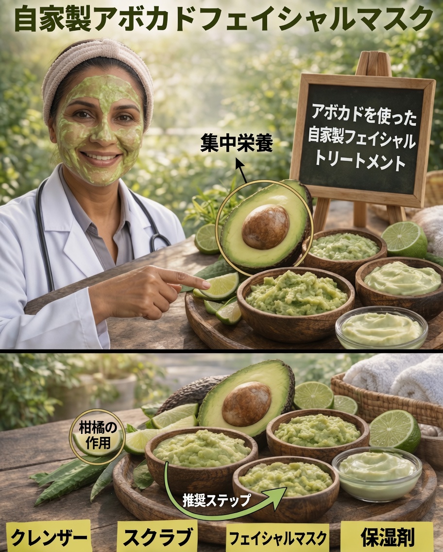 70歳を過ぎても肌をより柔らかく潤いのある状態にできる、アボカドを使った簡単な裏技を発見