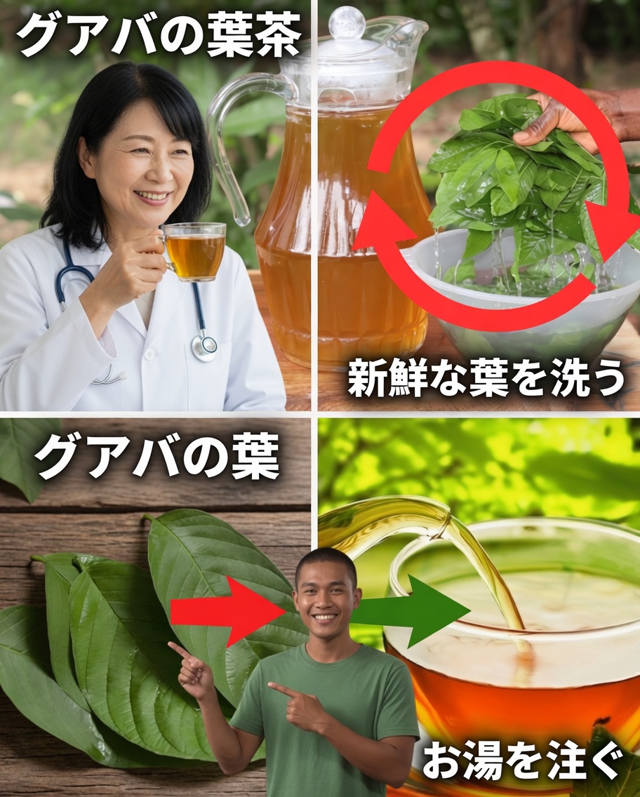 グァバの葉茶：毎日のシンプルな習慣で、エネルギー・消化・ツヤを取り戻す