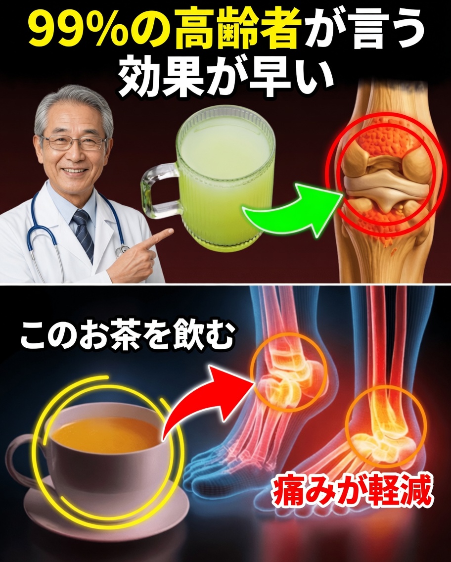 シニアが自然に膝の軟骨を再生している――誰もが話題にするシンプルな毎日の飲み物とは