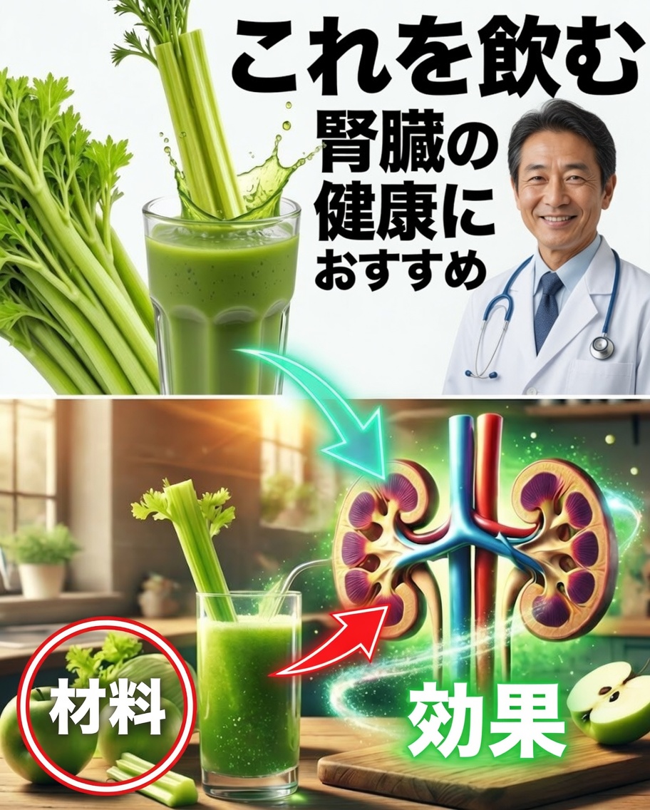 2か月間毎日セロリジュースを飲む：消化・エネルギー・ツヤを高めるシンプルで自然な習慣