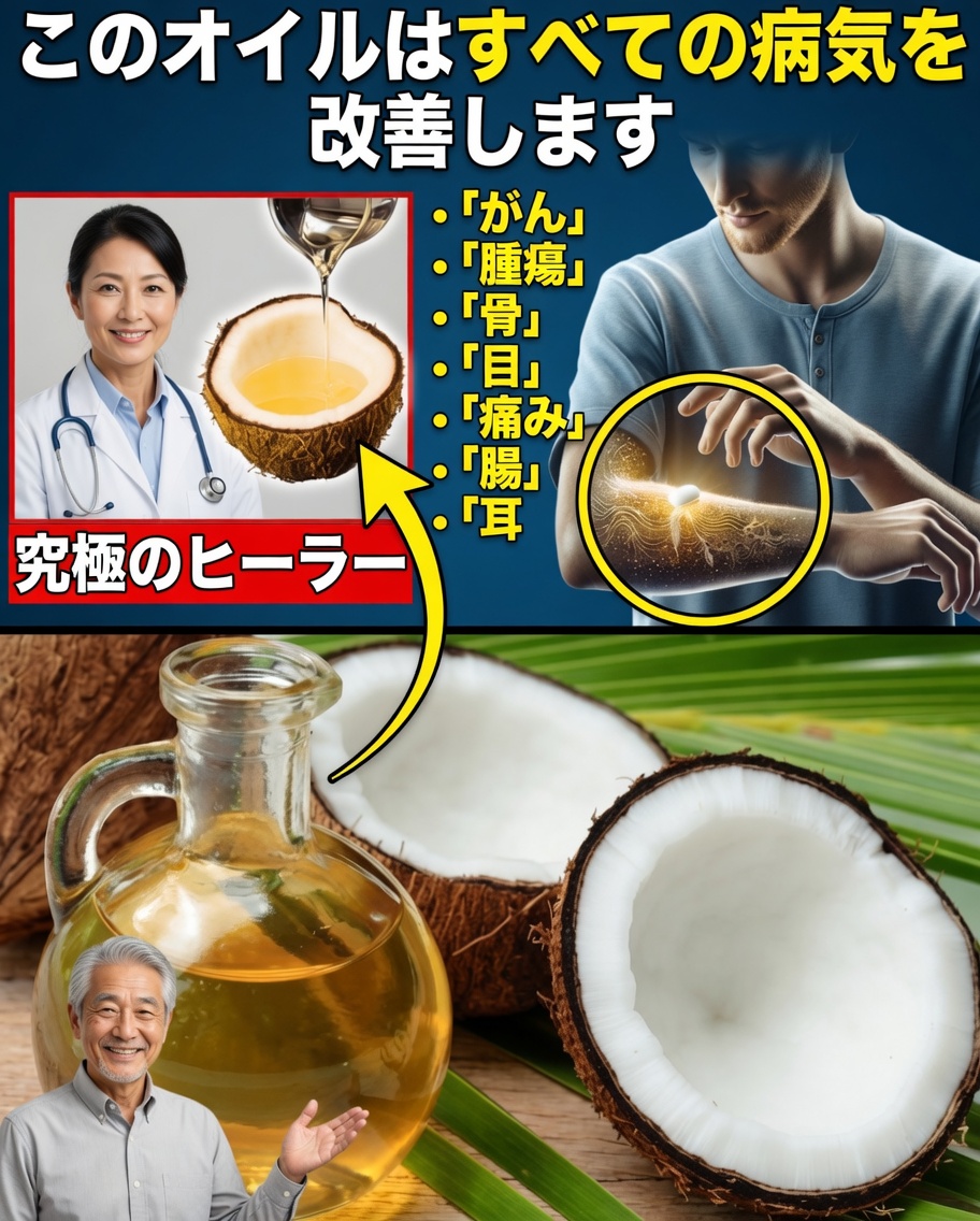 エネルギー、脳、体を自然に変えるかもしれないココナッツオイルの秘密