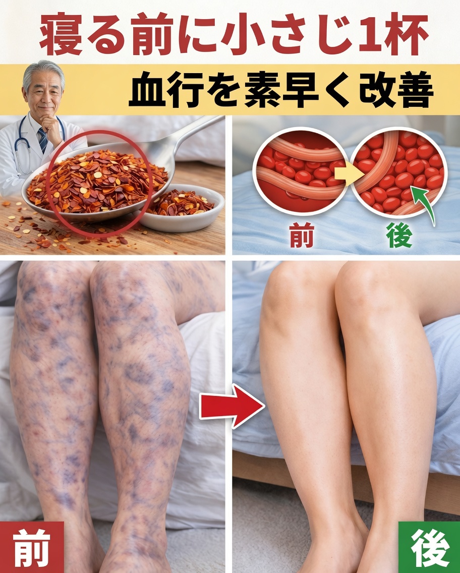 脚が軽くなる朝を迎える：夜に摂りたい血行サポート食品6選（＋3晩の簡単テスト）