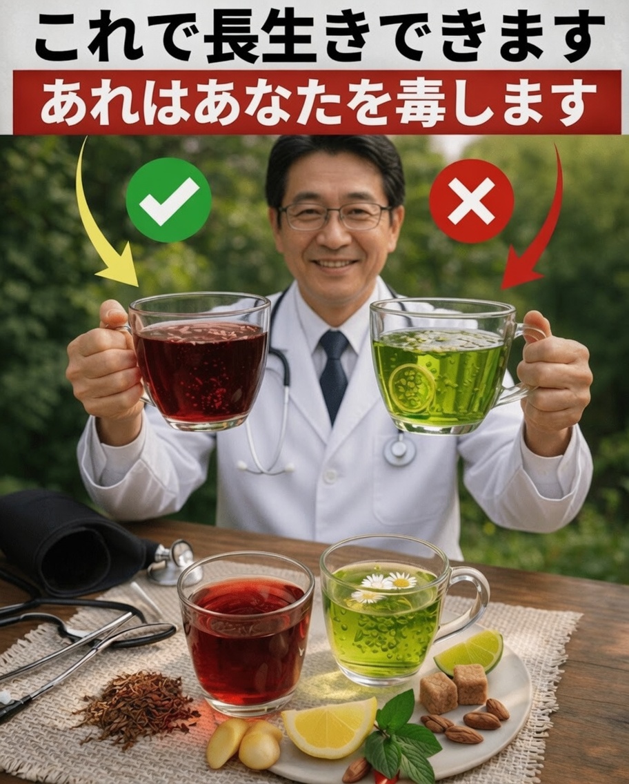 60歳以上？注意が必要な4つのお茶と、日常に取り入れやすい穏やかな4つの選択肢を紹介