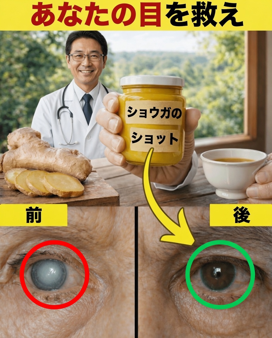 50歳以降の目の健康をサポートする、シンプルな自然派りんご＆しょうがドリンク