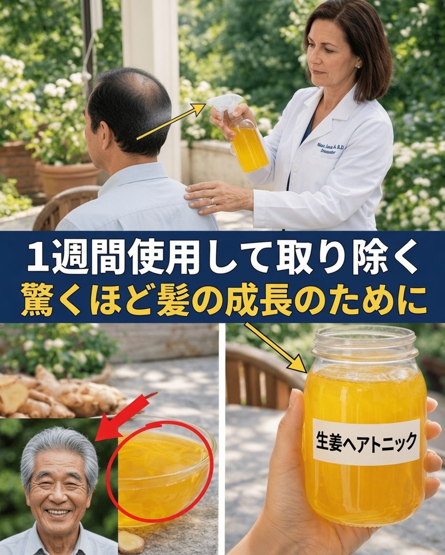 祖母が健やかでツヤのある髪のために愛用していた、シンプルな伝統の生姜スプレーのレシピを発見しよう