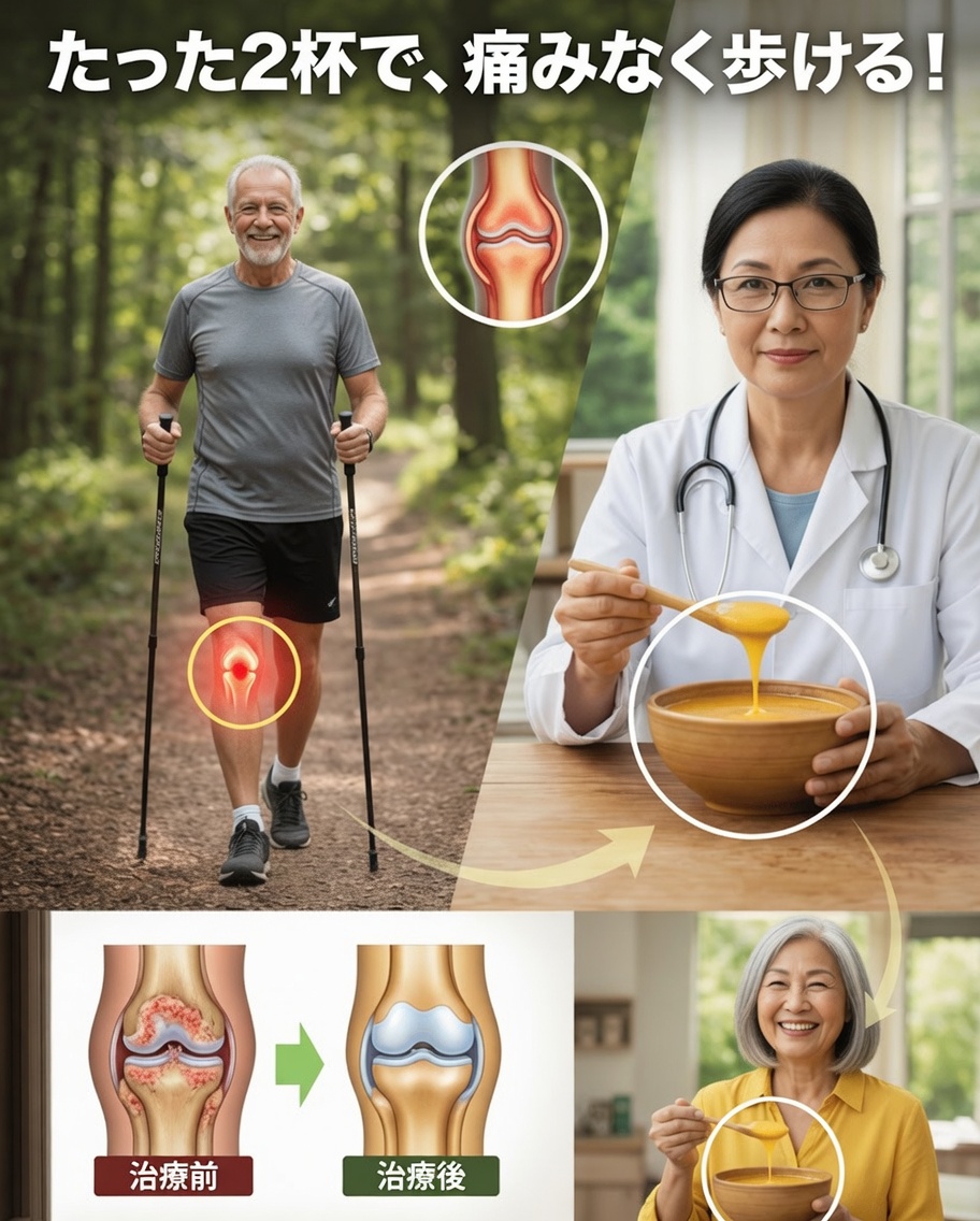 経験豊富な整形外科医が、毎日の簡単な食習慣で関節の健康を支える方法