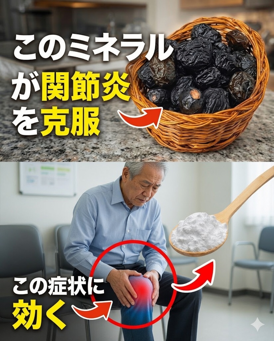 関節炎のある人が必ず知っておくべきミネラルTOP3―痛みの緩和に役立つ自然な選択肢