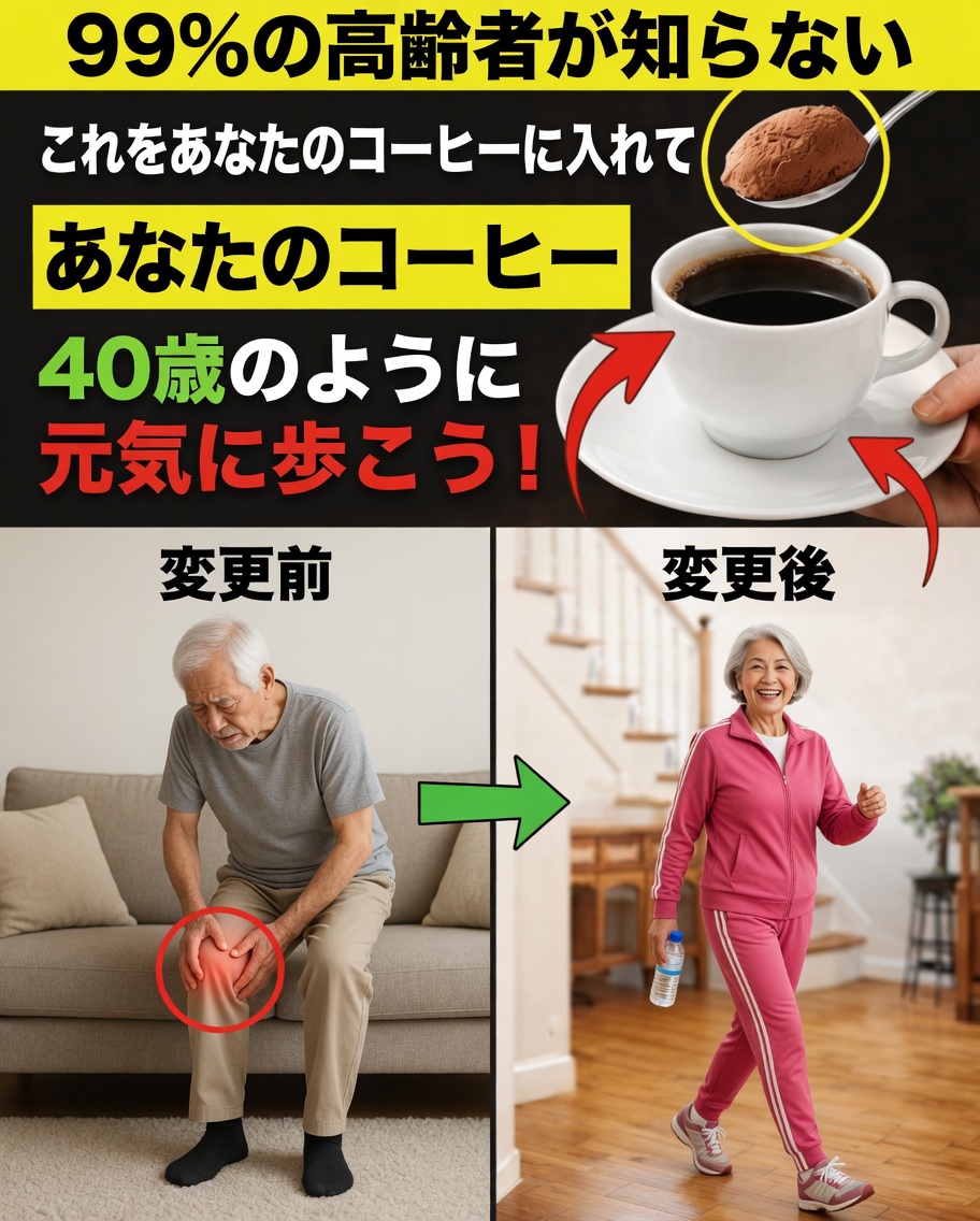 なぜ高齢者はコーヒーにこの粉を加えているのか（人生が変わるかもしれない効果！）
