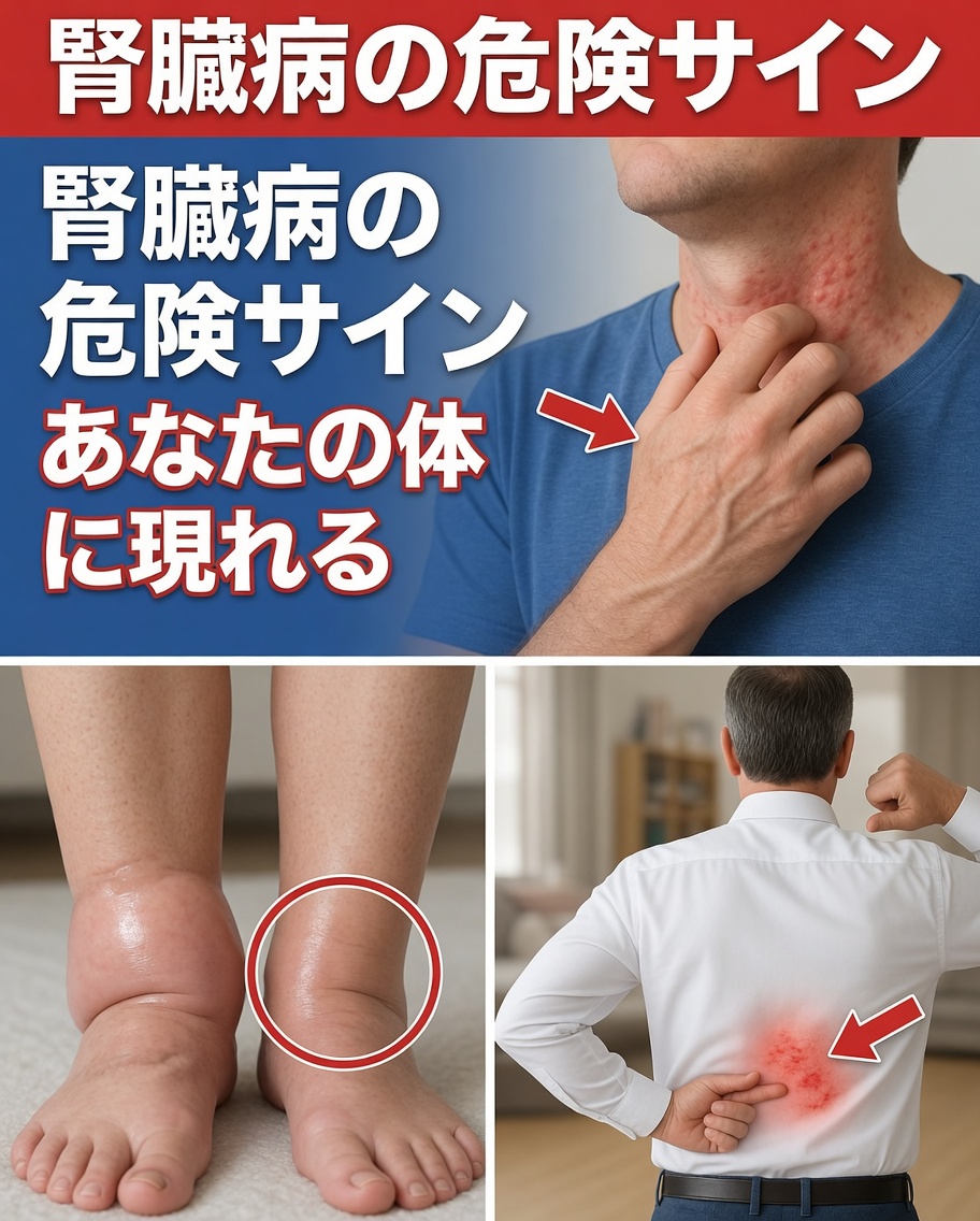 体に現れる腎臓病の警告サイン17選―手遅れになる前に見極めよう