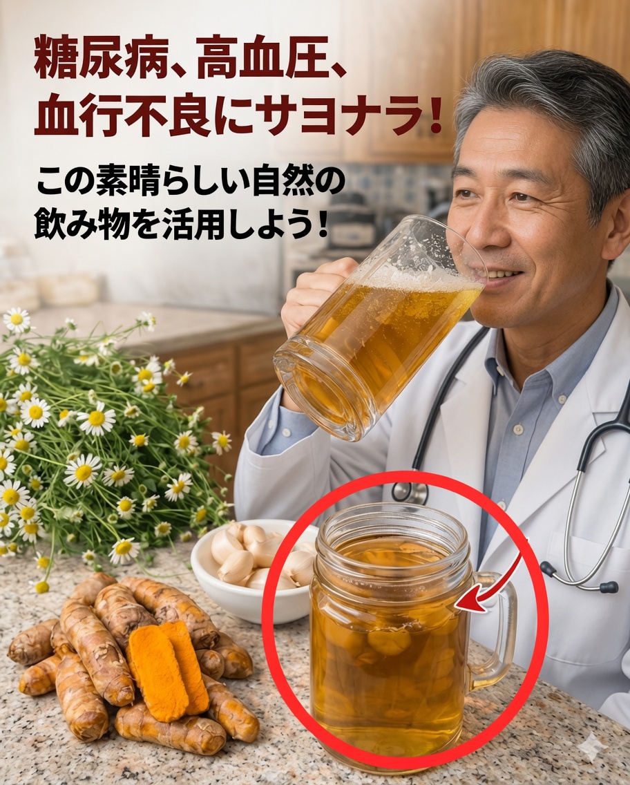 カモミール、ウコン、フェンネル、ローリエのハーブティー：血圧を落ち着かせ、血糖値のバランスを整え、血行を活性化するのに役立つかもしれない4つのハーブのブレンド