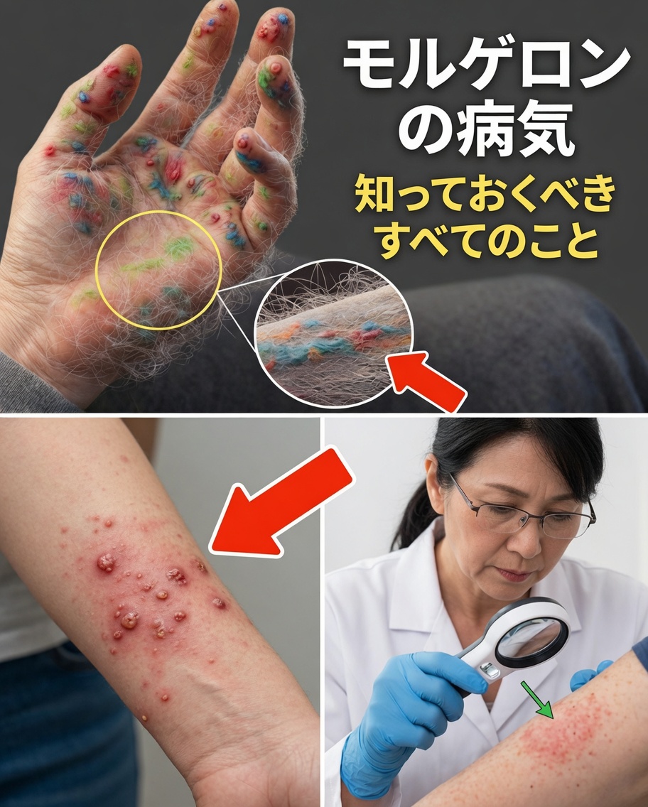 モーゲロン病：原因、兆候、症状、診断、治療の解明