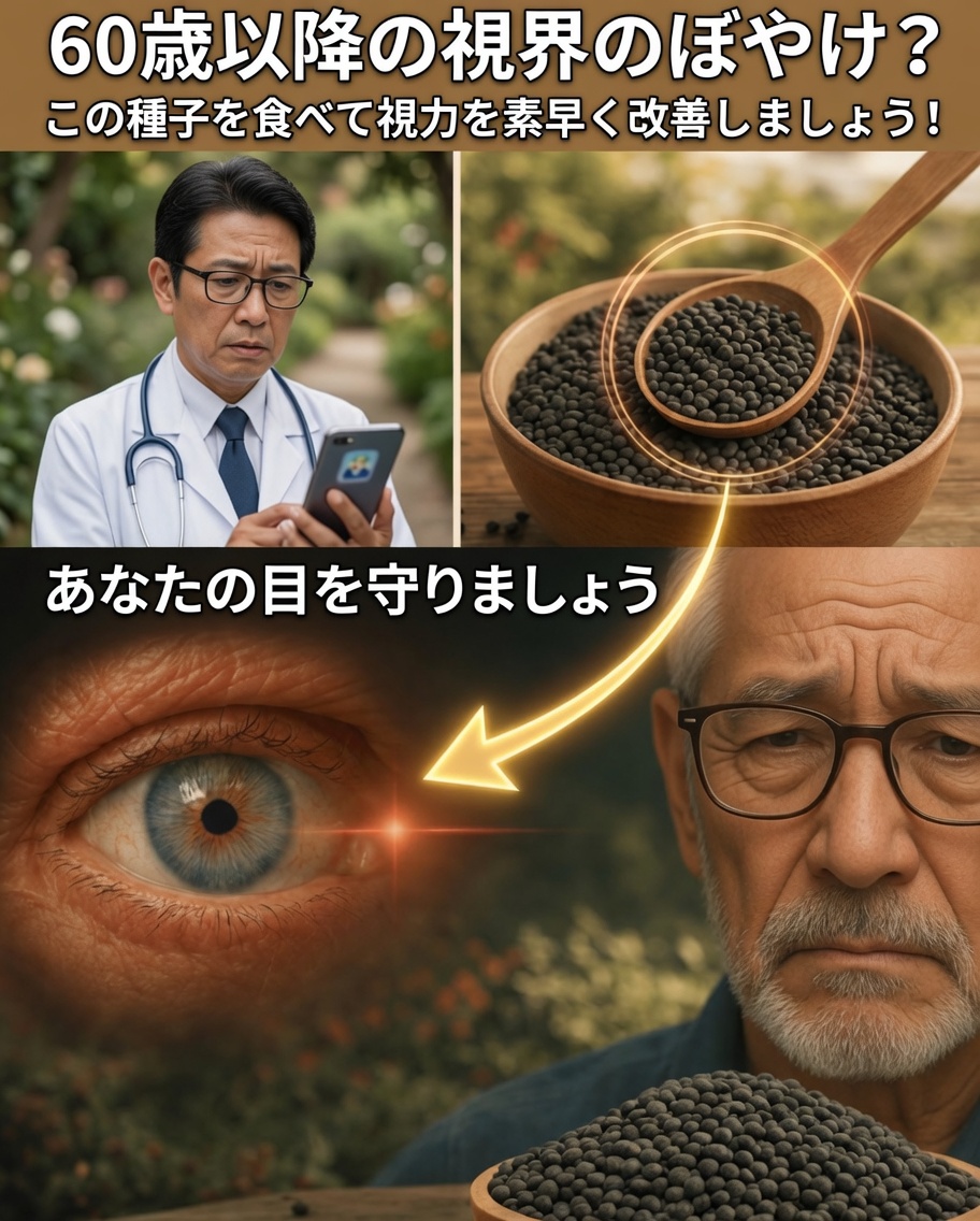 この小さな種を毎日の習慣に加えると、60歳以降の目の健康改善に役立つのでしょうか？