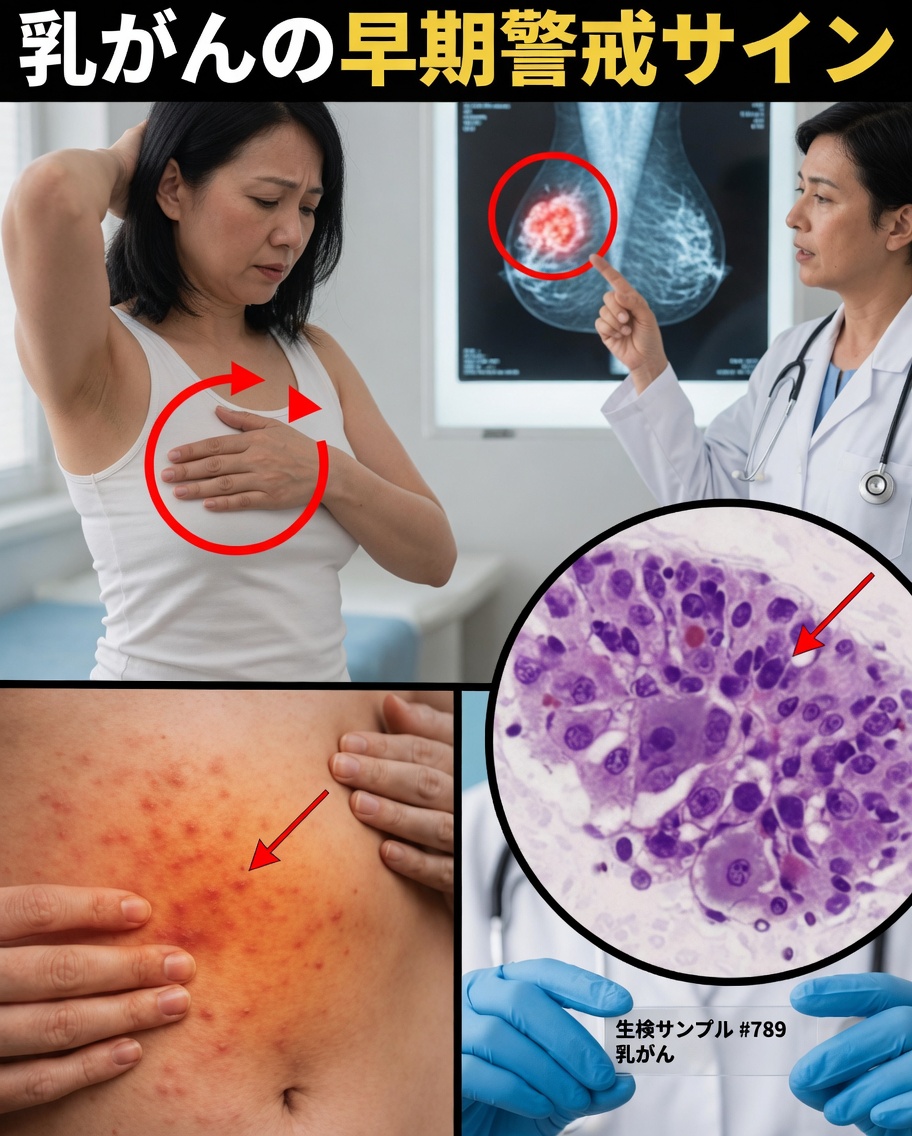 すべての女性が知っておくべき乳がんの警告サインと症状10選