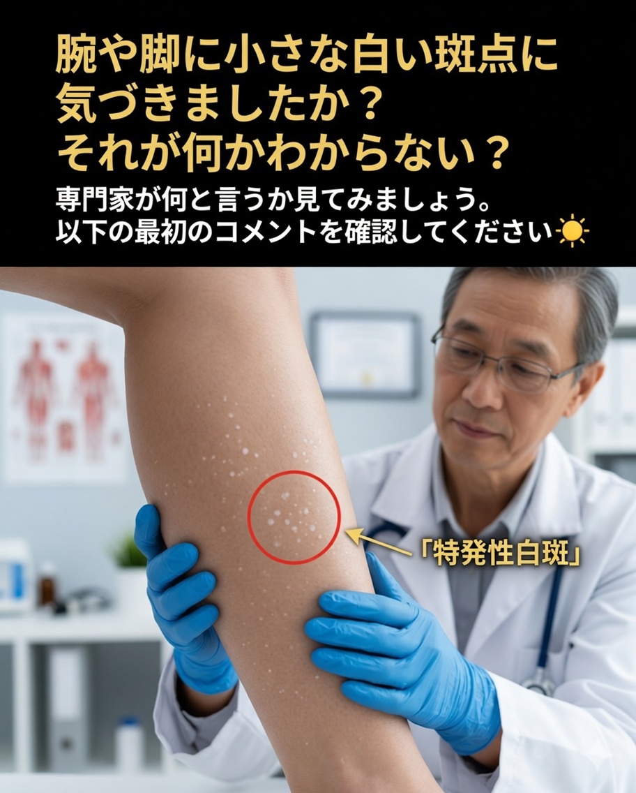 なぜ肌に白い斑点が現れるのか？見逃してはいけない隠れた原因