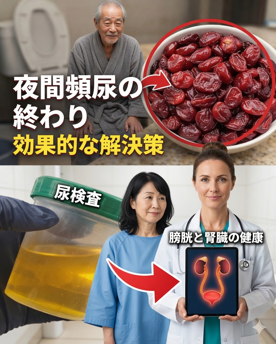 高齢者：就寝前にこのドライフルーツ3つを食べて、夜間の尿意を自然に減らす