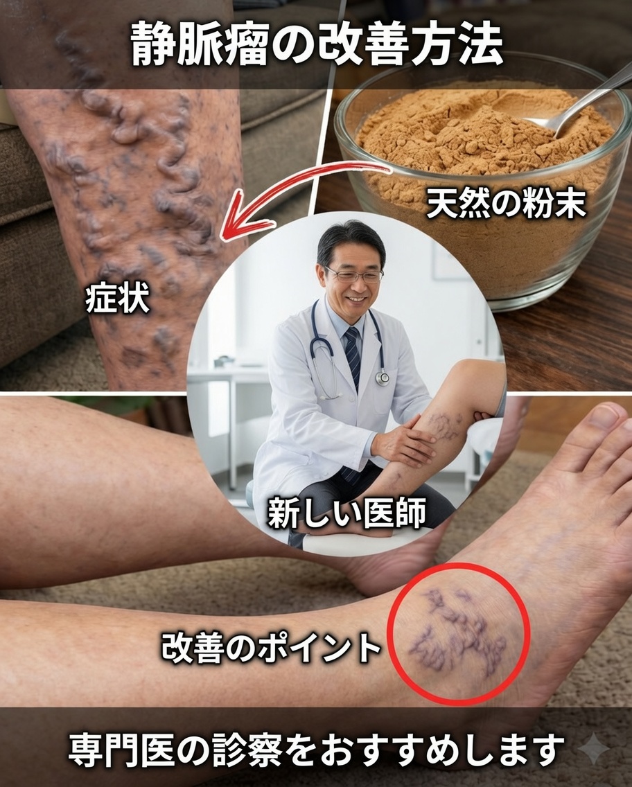 静脈瘤を減らし血液循環を改善するための自然な10の方法