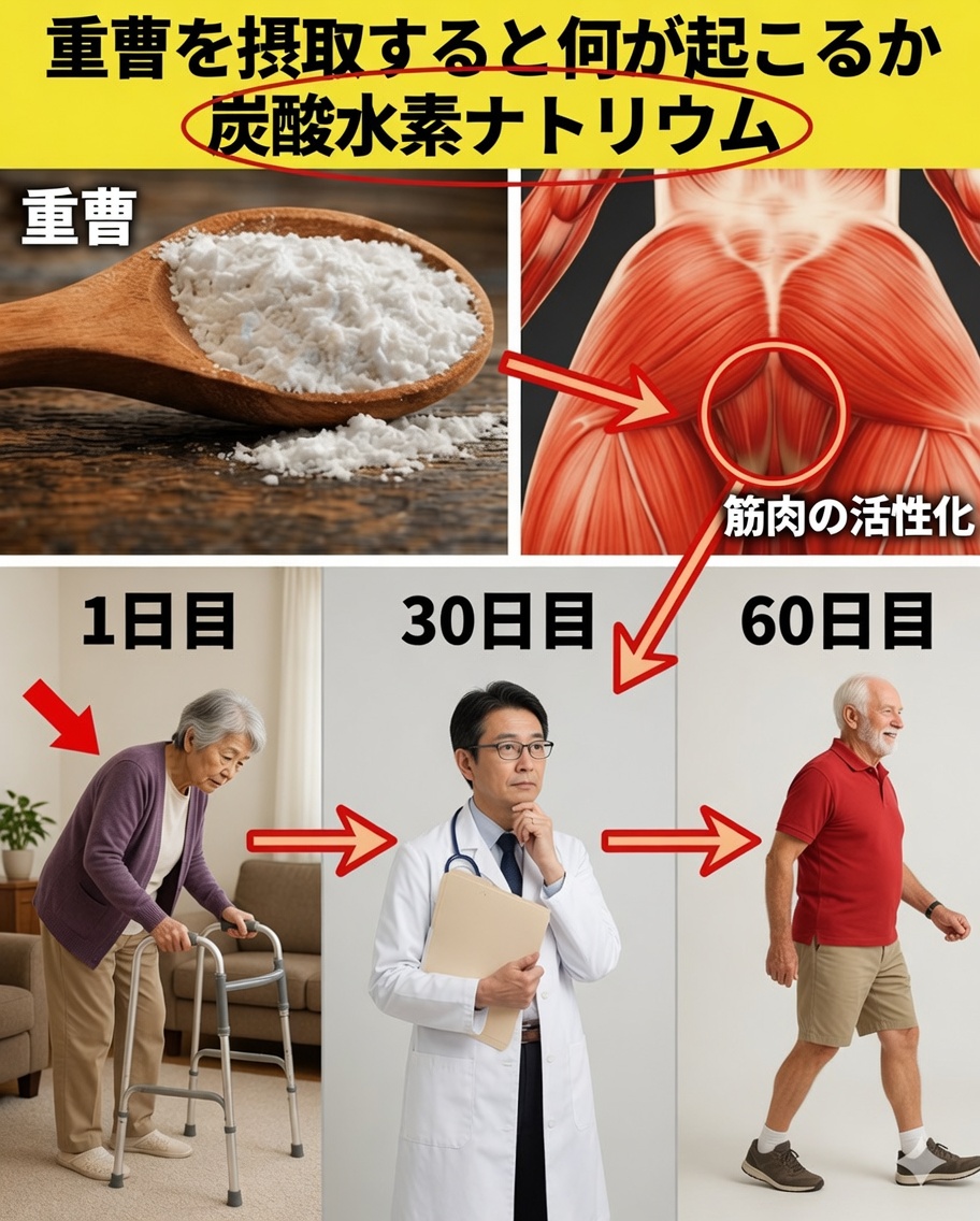 重曹の隠れた力を解き放て：60歳以上のための自然な健康の秘密15選