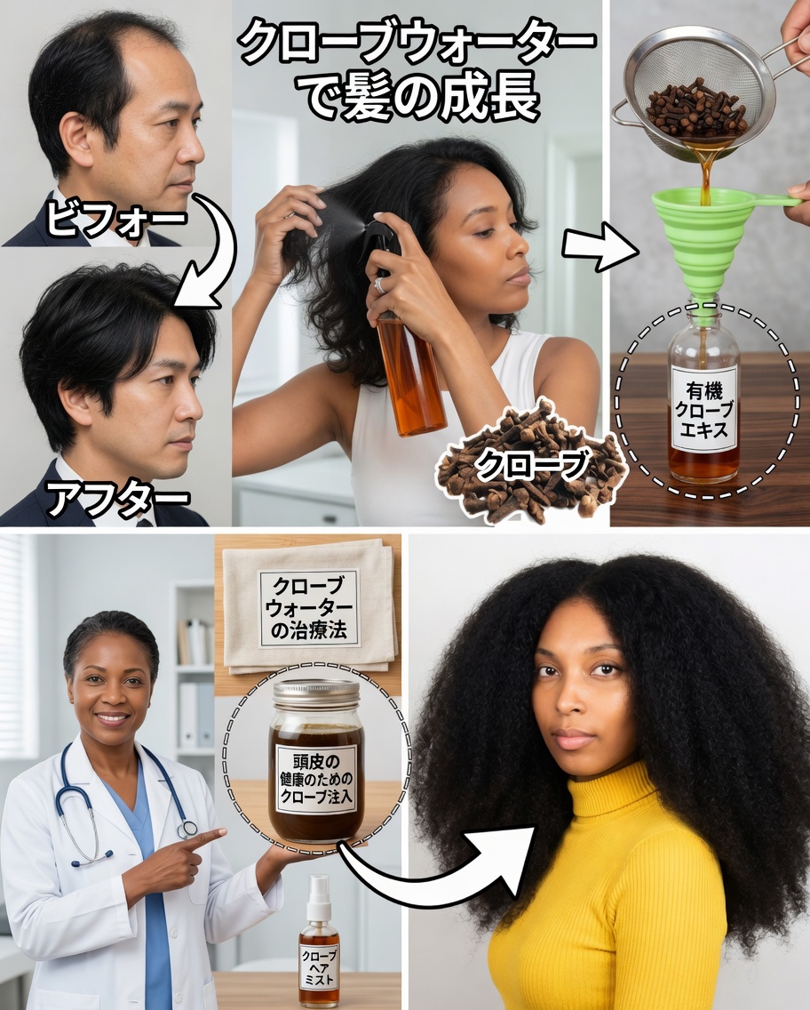 ローズマリー＆クローブ：2週間で髪をより強く、より太くする自然の秘密