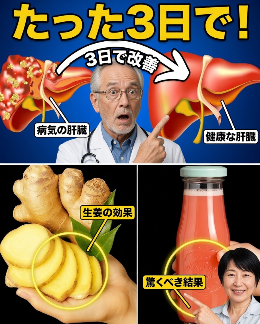 3日で肝臓をデトックス――想像以上に簡単です！
