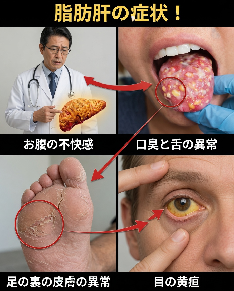 見過ごしているかもしれない脂肪肝の警告サイン14選＋肝臓を守るのに役立つ日常の食品