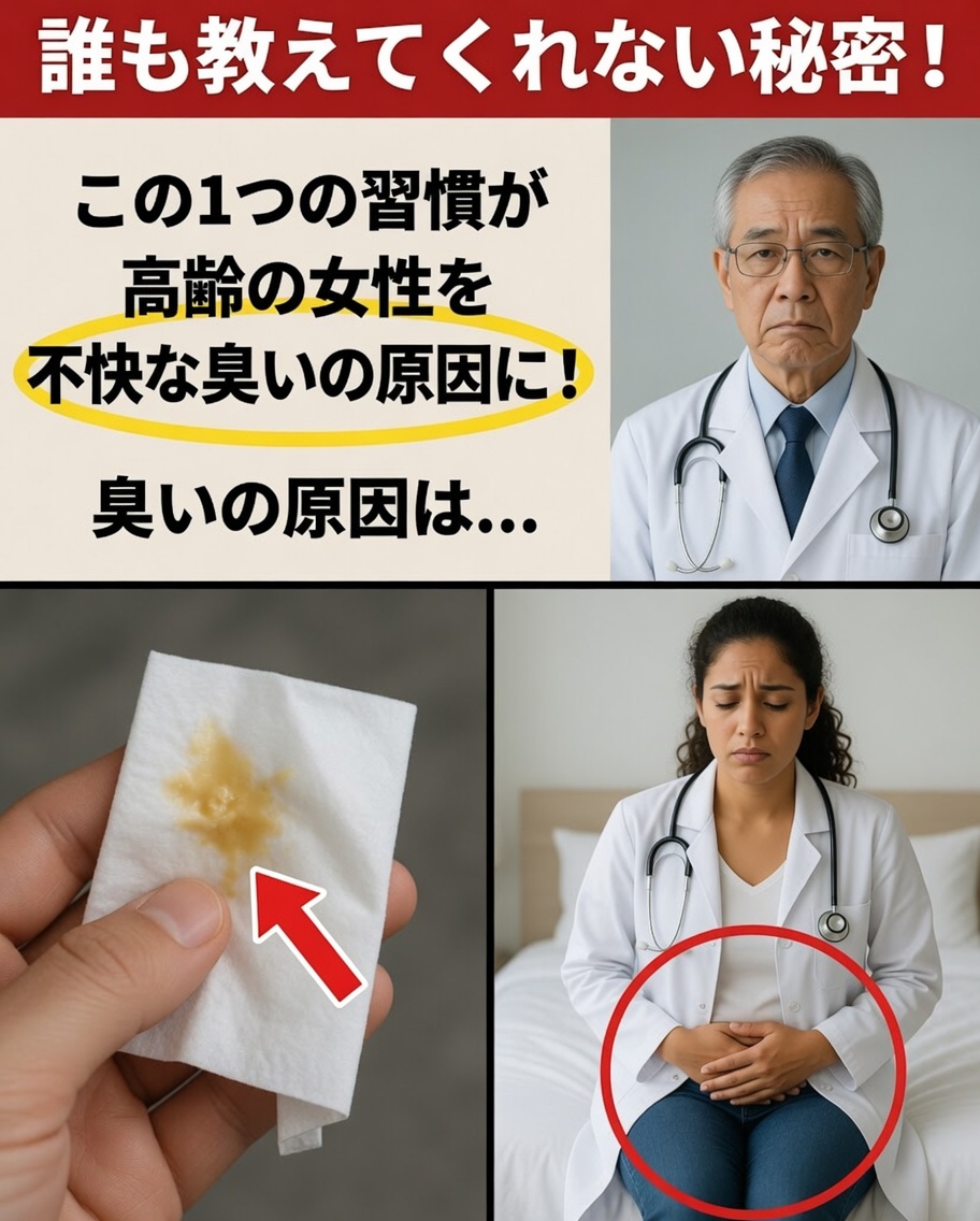 婦人科医が警告：よくある衛生習慣が高齢女性の膣の臭いを悪化させる可能性