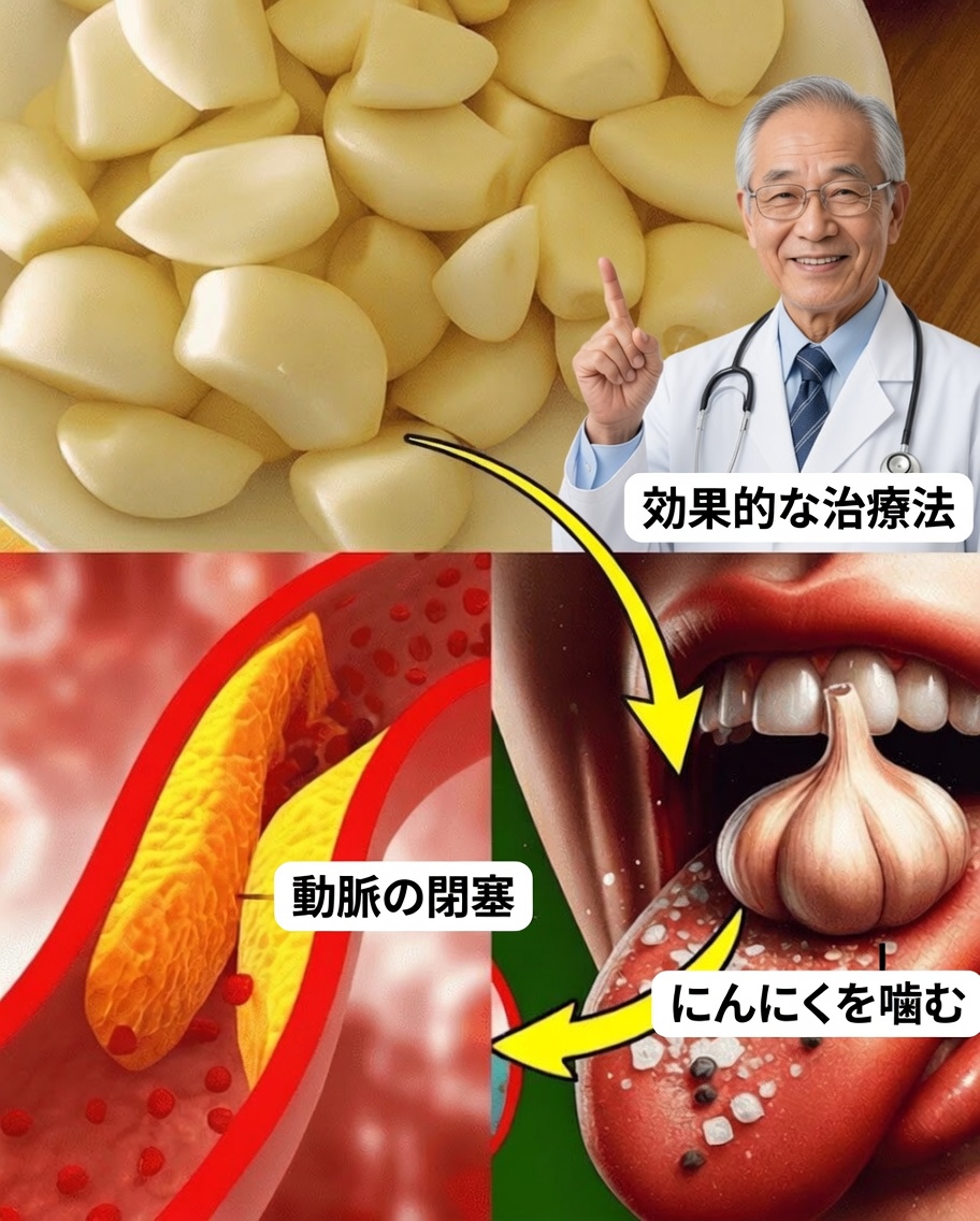 健康を変える：毎日生のニンニクを食べよう