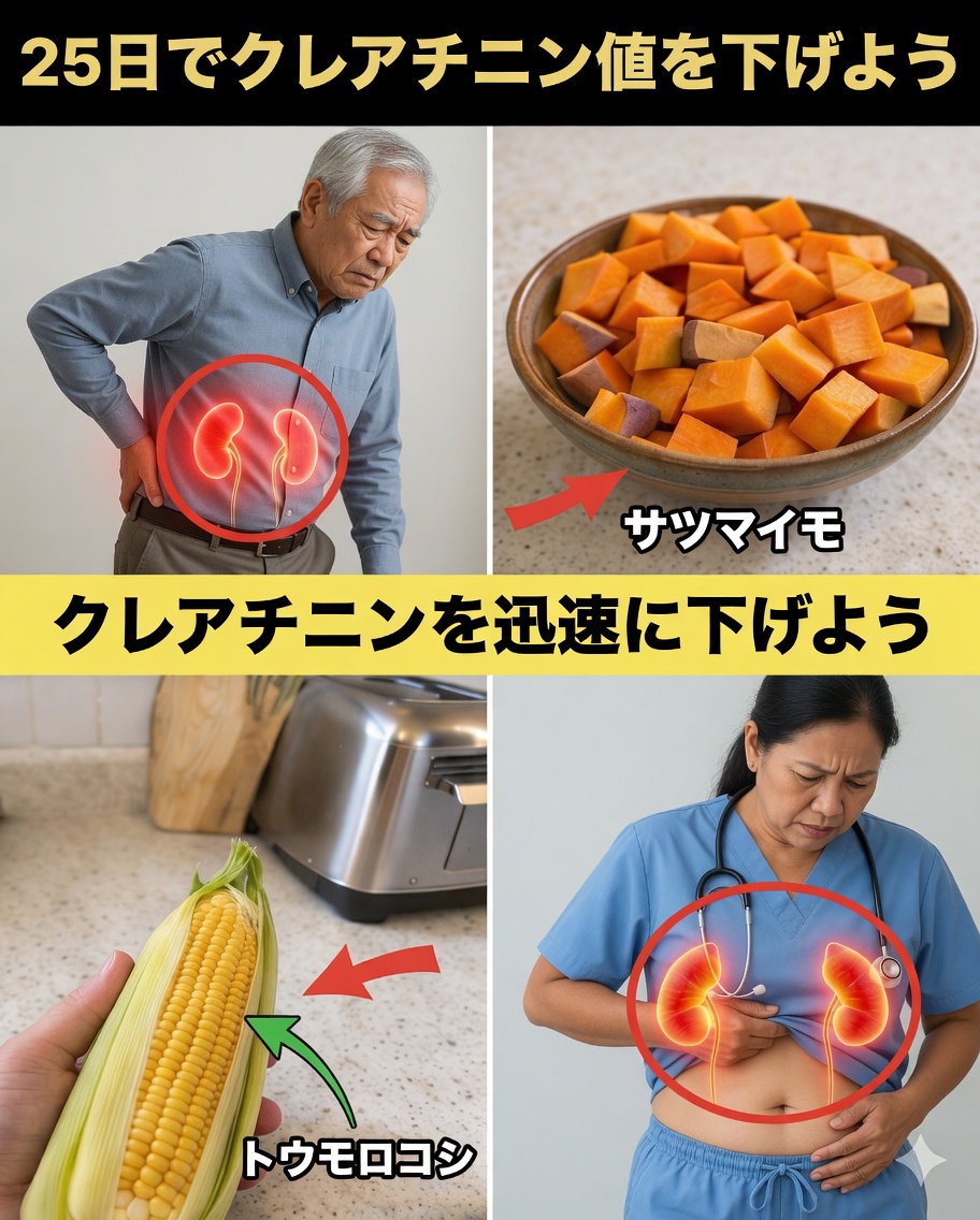 腎臓の健康をサポートし、クレアチニン値のバランス維持に役立つ強力なスーパーフード