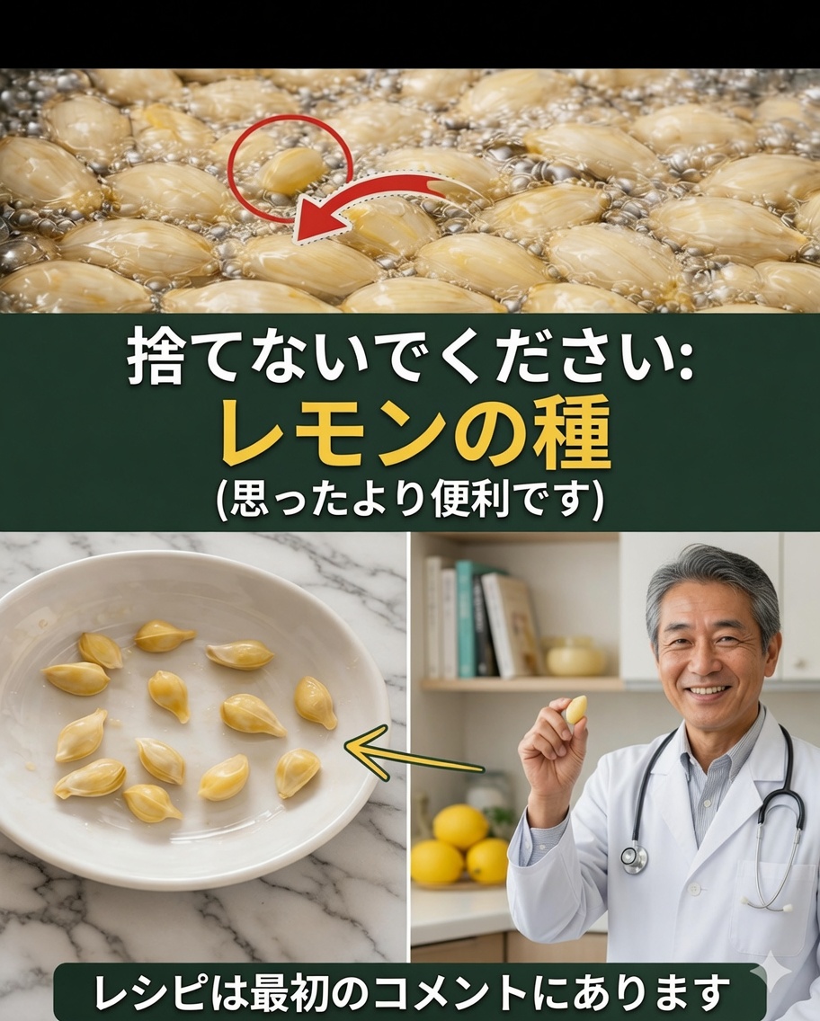 レモンの種の隠された力：あなたが捨てている栄養の宝庫