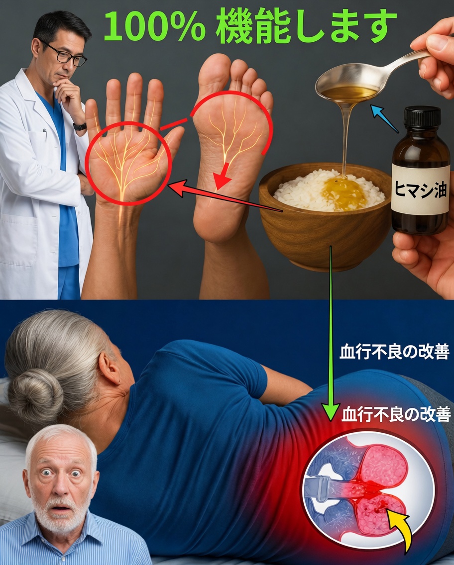 古代の医師の秘密：ひまし油2滴と蜂蜜で、50歳以降の女性の人生が変わるかも！