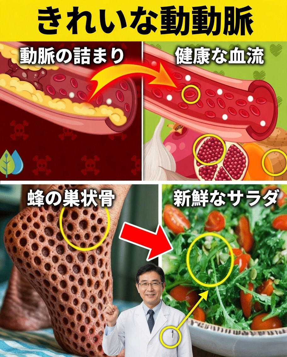 この強力な毎日の食事で脚の動脈を自然に詰まり解消する