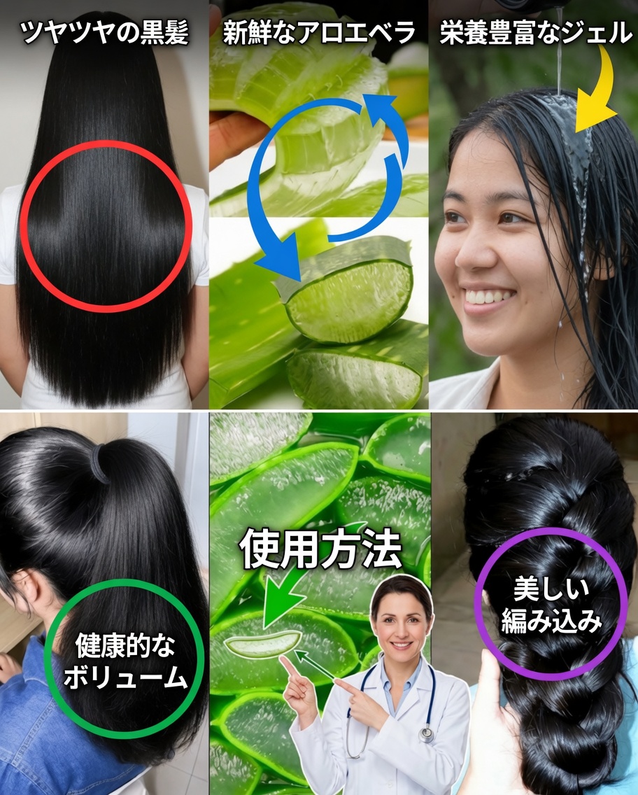 アロエベラの秘密で、太くて魅力的な髪を手に入れよう