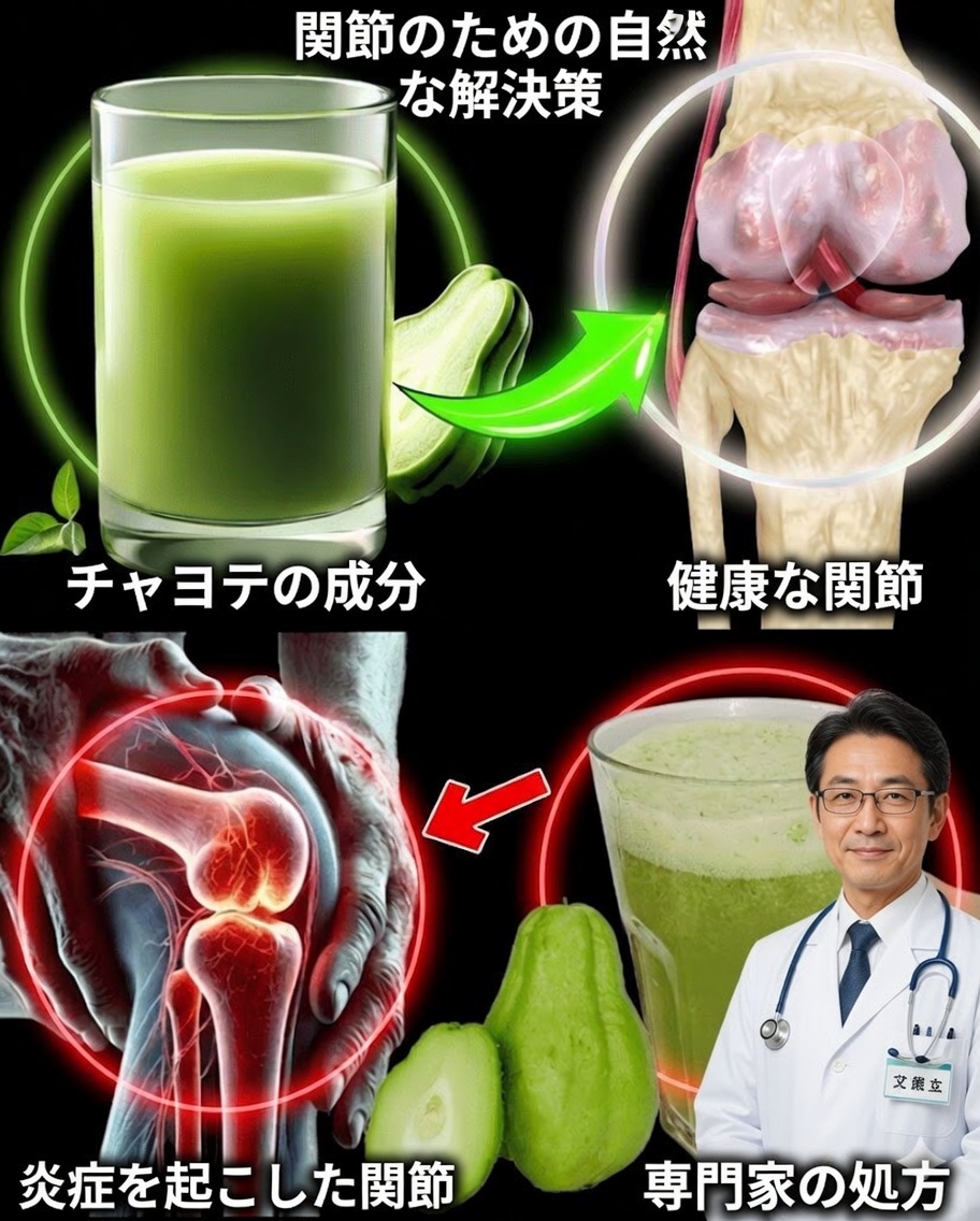 毎日これを飲んで膝の軟骨の再生を助け、関節の快適さを取り戻す